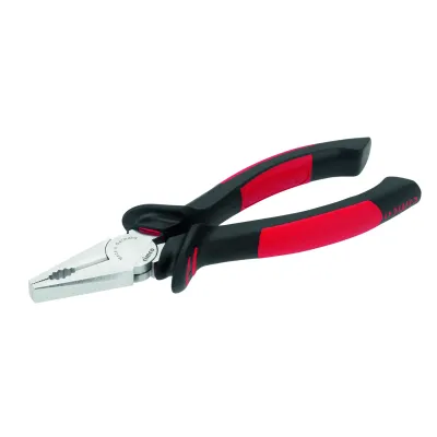 Cimco Kombizange 100336 | VDE 1000V isoliert | 2-Komponenten-Griff | 185mm | Präzisionsschneide | DIN ISO 5746
