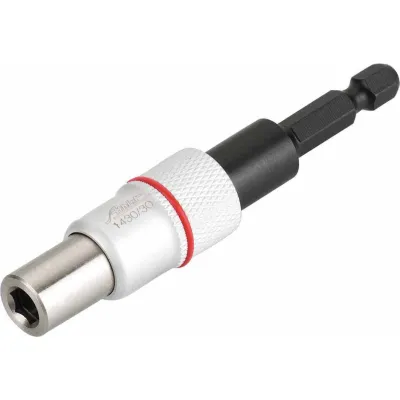 Cimco Kugelkopf-Magnet-Bithalter 114502 | 1/4 Zoll | 20° Schwenkwinkel | 90 mm | magnetisch | Schnellwechselkopf