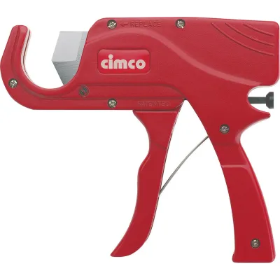 Cimco Rohrschneider Maxi 120420 | für PVC & Kabelkanäle | Ø 6-42 mm | Ratsche | 210 mm