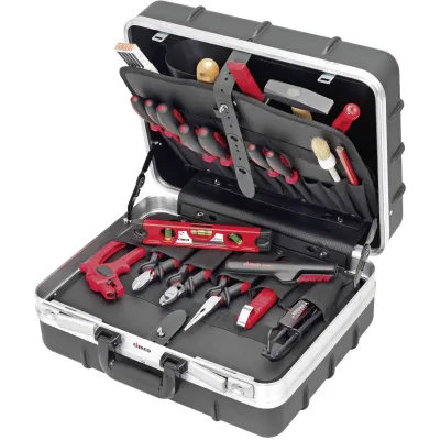 Cimco Elektro Lehrlingskoffer ECO 170500 | 23-tlg. Werkzeugset | Elektriker Werkzeugkoffer