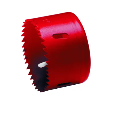 Cimco HSS-Bi-Metall Lochsäge 32mm | variable Zahnteilung | 50mm Schnitttiefe | für Stahl, Holz, Gips | M16 Gewinde