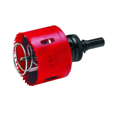 Cimco Lochsäge 68 mm | HSS Bi-Metall | Schnitttiefe 40 mm | inkl. Zentrierbohrer | Sechskantaufnahme