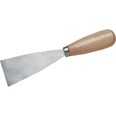 Cimco Malerspachtel 131326 | Spachtel 50 mm | Blatt geschliffen aus gehärtetem Stahl | Holzheft | Länge 205 mm
