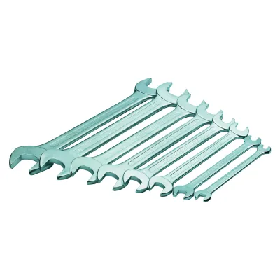 Cimco Maulschlüssel-Set 112312 | 12-teilig | 6–32 mm | DIN 3110 | Chrom-Vanadium-Stahl | verchromt