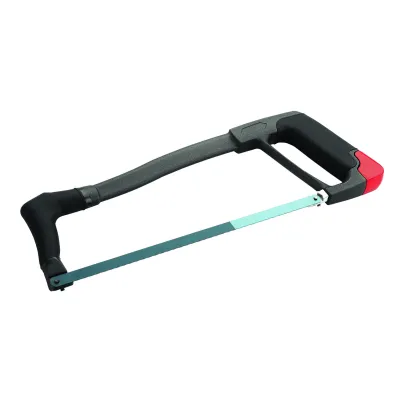 Cimco Metallsägebogen 300 mm | Aluminium-Druckguss | ergonomischer Softgriff | Bi-Metall Sägeblatt