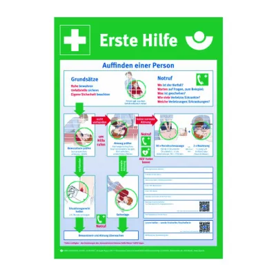 CIMCO Notfall-Aushang 1.Hilfe Gr. 410x590x1 182750