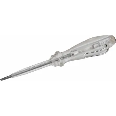 Cimco Phasenprüfer 111282 | 150-250V AC | VDE/GS geprüft | 155mm | transparenter Kunststoff