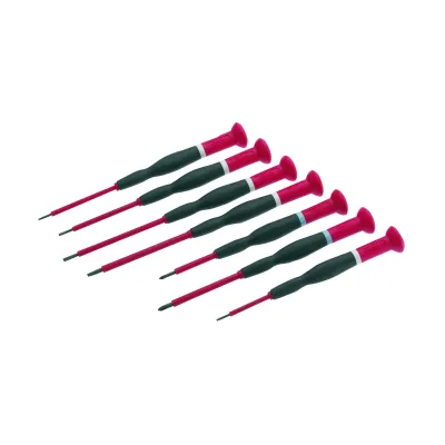 Cimco Elektronik-Sicherheits-Schraubendreher-Set | 7-teilig | isoliert 1000V | Phillips & Schlitz