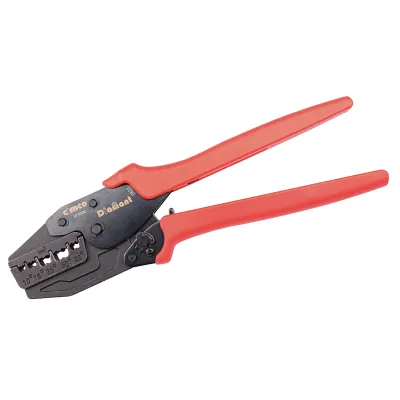 Cimco Presswerkzeug 104200 | Aderendhülsen Trapezpressung 10-50 mm² | mechanisch | robust | rot