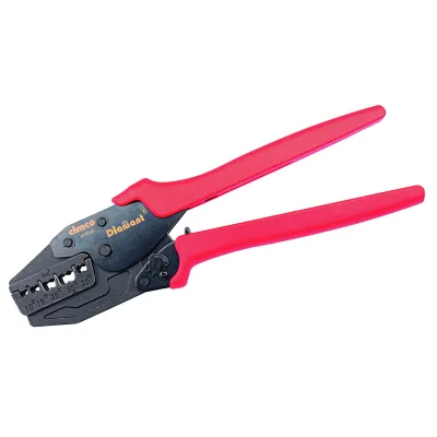 Cimco Presswerkzeug 104200 | Aderendhülsen Trapezpressung 10-50 mm² | mechanisch | robust | rot