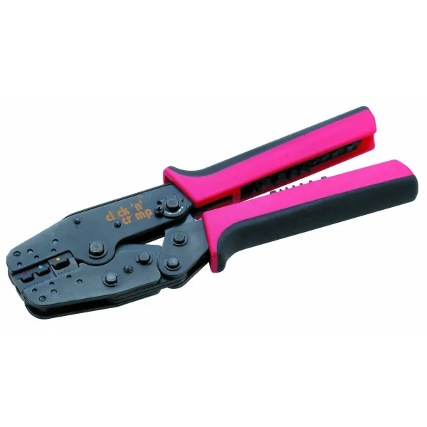 Cimco Presszange Set 106000 Click'n'Crimp | 3 Einsätze | 0,5-10 mm² | mechanisch | Sperrvorrichtung