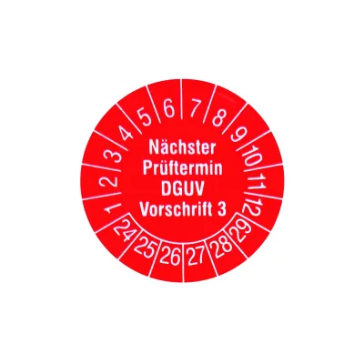CIMCO Prüfplakette 2024 Nächster Prüftermin 182795 (VE108)