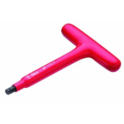 CIMCO Quergriff-Schraubendreher 110814 | Innensechskantschlüssel SW6 | VDE geprüft | 1000V | Chrom-Vanadium | 170mm
