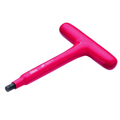 CIMCO Quergriff-Schraubendreher 110814 | Innensechskantschlüssel SW6 | VDE geprüft | 1000V | Chrom-Vanadium | 170mm