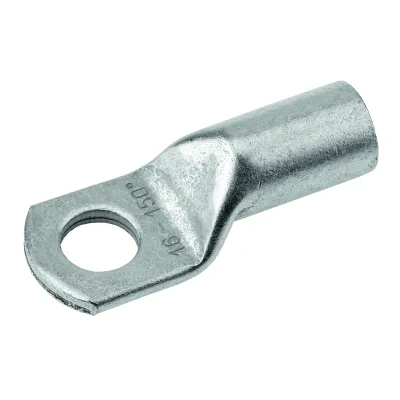 CIMCO Rohrkabelschuh 180692 | 6mm² Kupfer vernickelt | M5 | 180° Ringform | AWG 10 | feindrähtige Leiter