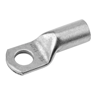 CIMCO Rohrkabelschuh 180818 | 300 mm² | M12 Ringform | Kupfer verzinnt | 180° Anschluss | 1 Befestigungsloch