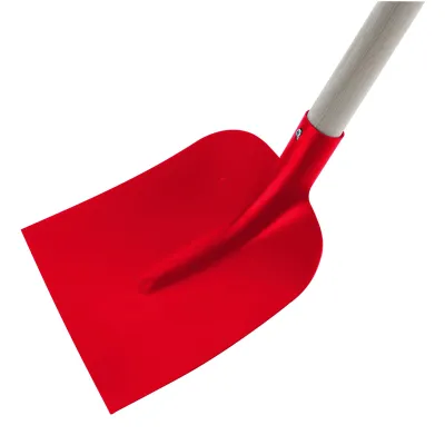 Cimco Sandschaufel Holsteiner Form 131430 | 250x270 mm | gerade | Stahl lackiert | Buchenstiel 1400 mm | DIN 20120