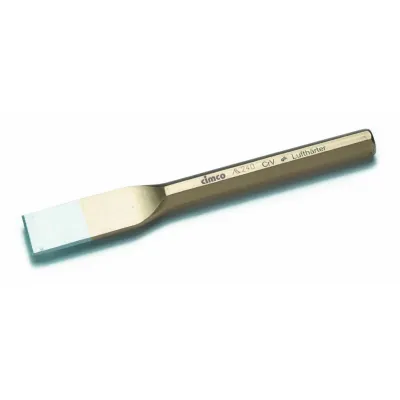 Cimco Schlitzmeißel 130070 | 240 mm Länge | 30 mm Schneidenbreite | achteckig | Chrom-Vanadium-Stahl | flach