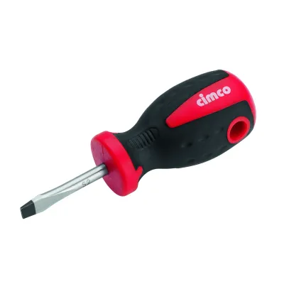 Cimco Vergaser-Schraubendreher 110294 | Schlitz 6,5x1,2x38 mm | Chrom-Vanadium-Stahl | 2-Komponenten-Griff