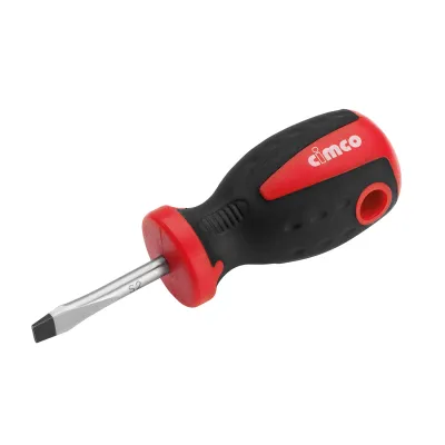Cimco Vergaser-Schraubendreher 110294 | Schlitz 6,5x1,2x38 mm | Chrom-Vanadium-Stahl | 2-Komponenten-Griff