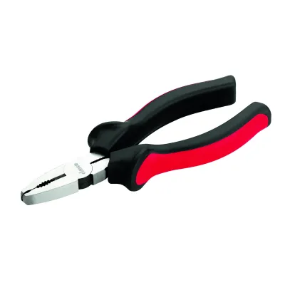 Cimco Schraubenzange 160 mm | induktiv gehärtet | isoliert | 2-Komponenten-Griff | silber/schwarz/rot