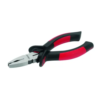 Cimco Schraubenzange 160 mm | induktiv gehärtet | isoliert | 2-Komponenten-Griff | silber/schwarz/rot