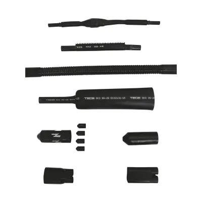 CIMCO Schrumpfmuffe 1,5-6/5 184062 | Verbindungs-Schrumpfmuffe 1kV | dickwandig | 200mm | Ø 21-13mm | schwarz