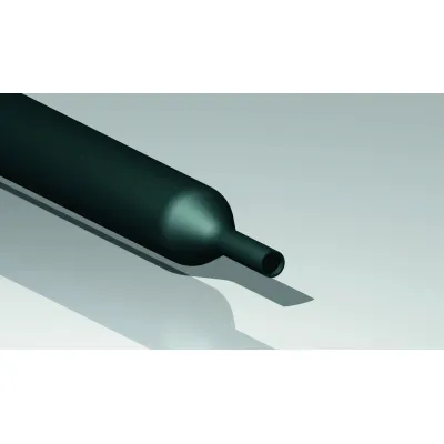 CIMCO Schrumpfschlauch 181686 | dünnwandig | Warmschrumpf | Schrumpfrate 2:1 | 9,5/4,5mm | 70mm | Polyolefin | schwarz