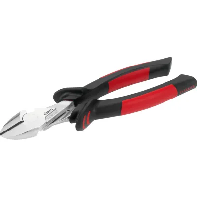 Cimco Kraftseitenschneider 200mm VDE 1000V | ergonomischer 2K-Griff | verchromt | Silber/Rot/Schwarz