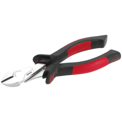 Cimco Kraftseitenschneider 200mm VDE 1000V | ergonomischer 2K-Griff | verchromt | Silber/Rot/Schwarz