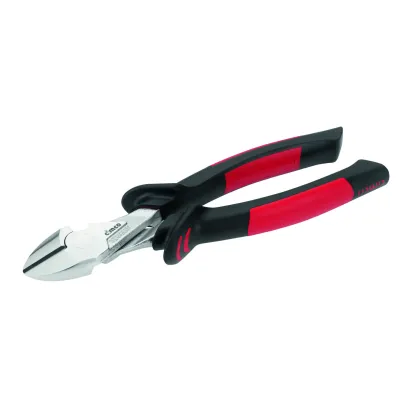 Cimco Kraftseitenschneider 200mm VDE 1000V | ergonomischer 2K-Griff | verchromt | Silber/Rot/Schwarz