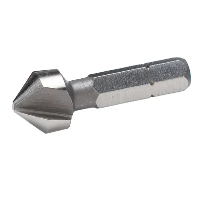 Cimco Senk-Bit 201982 | HSS 90° | 6,3 mm | 3 Schneiden | Sechskantaufnahme | 31 mm | für Holz, Metall, Kunststoff