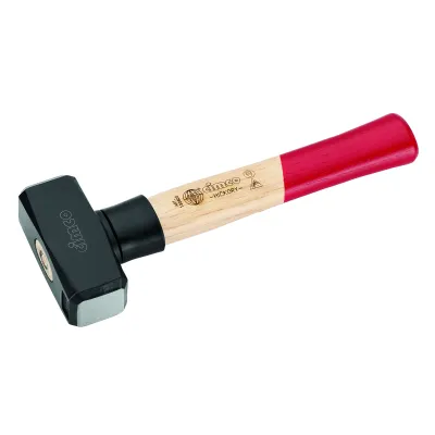 Cimco Sicherheits-Fäustel 130600 | 1000g Hammer | DIN 6475 | Hickory-Holzstiel | Stielschutz | antimagnetisch | 265mm