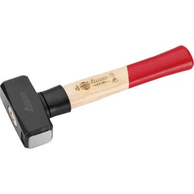 Cimco Sicherheits-Fäustel 130602 | 1250g | DIN 6475 | Holzstiel | Stielschutz | antimagnetisch | rostfreier Stahl
