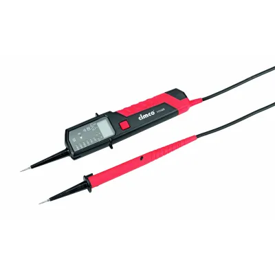 Cimco Spannungsprüfer 111429 | 2-polig | 12–690V AC/DC | LED/LCD Anzeige | CAT IV | IP64 | Durchgangsprüfung