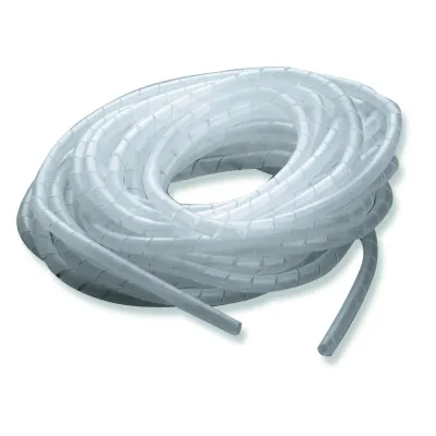 Cimco Spiralschlauch 186200 | 6 mm Ø | 4-20 mm Bündel | 10 m | PE flammhemmend | halogenfrei | weiß