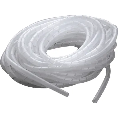 Cimco Spiralband 186202 | 10 mm Ø | 10 m Länge | Polyethylen | für Kabelbündel 6–60 mm | natur