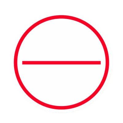 Cimco Stromkreiskennzeichnung 182710 Aufkleber 2 Felder | Vinylfolie | d=39mm | 30 Stück | rot