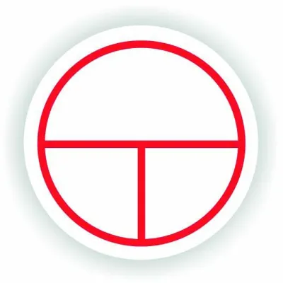 CIMCO Stromkreiskennzeichnung 182712 | Aufkleber 3 Felder | selbstklebend | Vinylfolie | Ø 39 mm | rot | 30 Stück