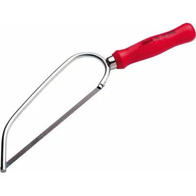 Cimco Taschensäge PUK 120502 | Metallsäge 150mm | festes lackiertes Holzheft | Sägeblatt für Metall