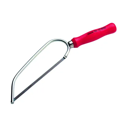 Cimco Taschensäge PUK 120502 | Metallsäge 150mm | festes lackiertes Holzheft | Sägeblatt für Metall