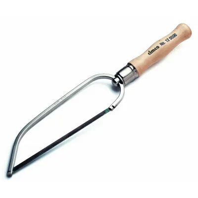 Cimco Taschensäge PUK 120500 | Metallsäge 150mm | verstellbares poliertes Holzheft | für Metall | kompakt