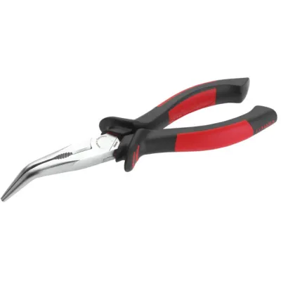 Cimco Telefonzange gebogen 100238 | VDE 1000V isoliert | 200mm | 2-Komponenten-Griff | präzisionsgeschmiedet | Stahl