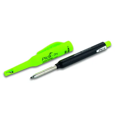Cimco Tieflochmarkierer 212151 | Graphit Allesschreiber | Automatikmechanik & Anspitzer | 1,0–1,9 mm | Grau