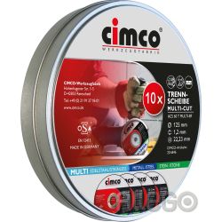 CIMCO Trennscheiben MULTI-CUT 10x 125x1,2mm 206846 (VE10)