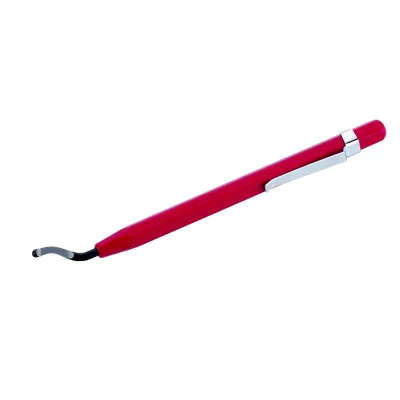 Cimco Universal-Entgrater 208500 | Entgrater für Kanten & Bohrungen | Aluminiumgriff | Wechselklinge | Handbedienung