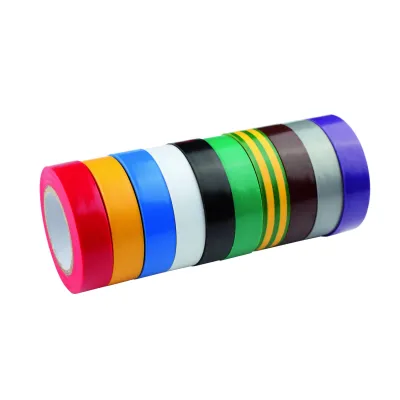 Cimco Universal-Isolierband 160000 | PVC-Klebeband | 15mm x 10m | 10 Farben sortiert | UV-beständig | flammhemmend