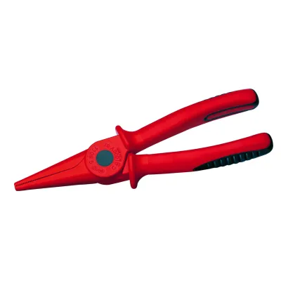 Cimco Telefonzange 100790 | VDE 1000V | 200mm gerade | 2-Komponenten-Griff | Kunststoff schlagfest | isoliert | gezahnt