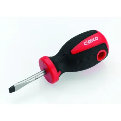 Cimco Schlitz-Schraubendreher Vergaser 110290 | 5,5x1,0x38mm | Chrom-Vanadium | 2-Komponentengriff | antimagnetisch