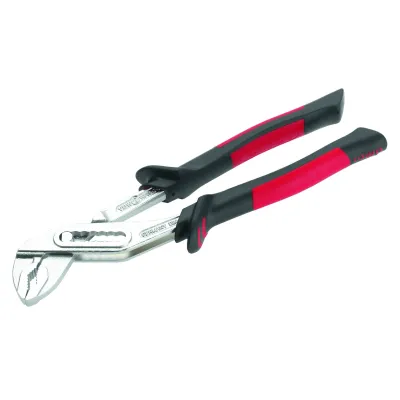 Cimco Wasserpumpenzange 101224 | 250 mm | Chrom-Vanadium-Stahl | durchgestecktes Gelenk | isoliert | Kunststoffgriff